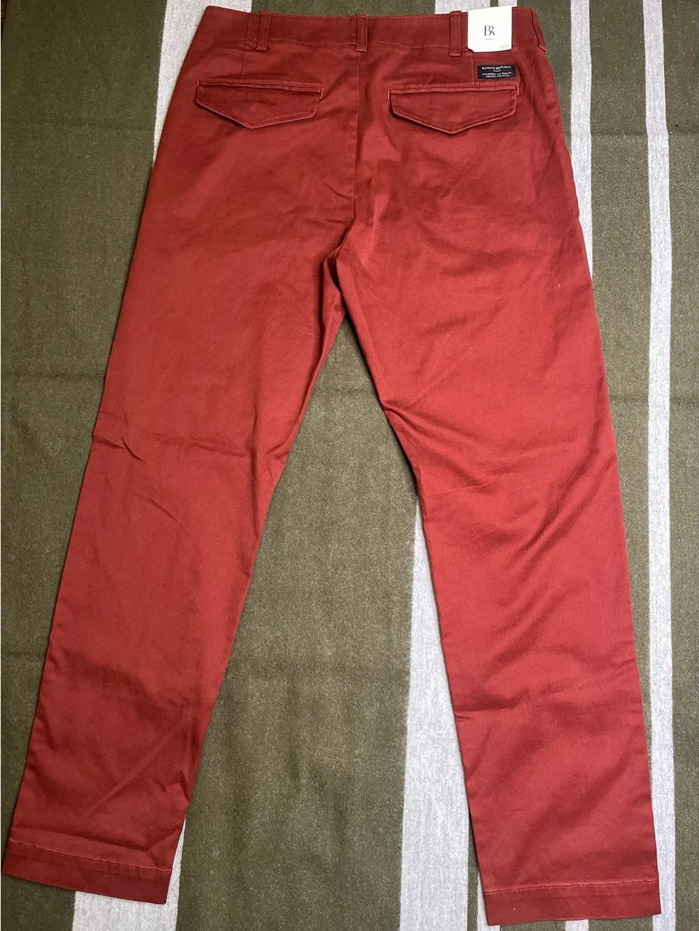 Banana Republic Rust Red Chinos - Slim Straight